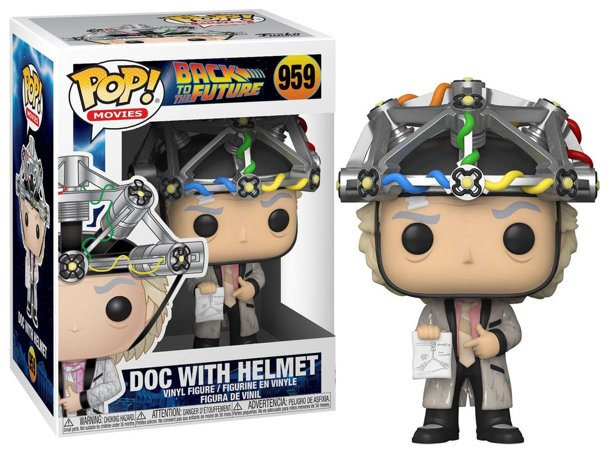 Pop! Doc Brown with Helmet