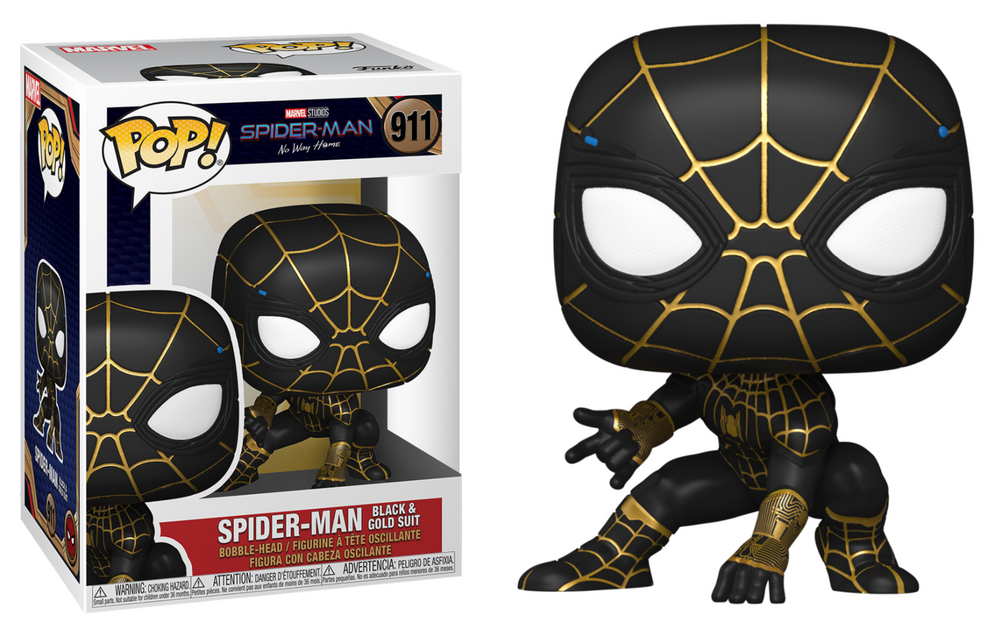 Pop! Spider-Man Costume Black &amp; Gold 