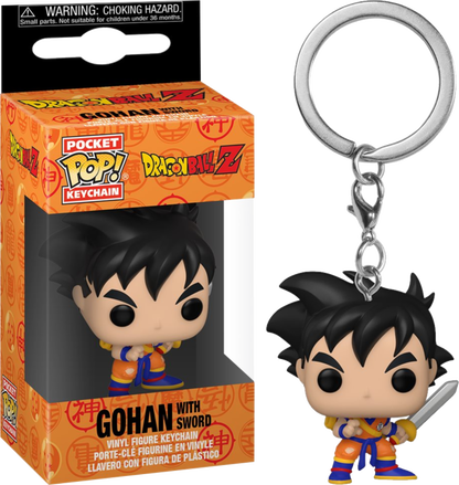 DRAGON BALL Z Pocket Pop Keychain Gohan w/ Sword