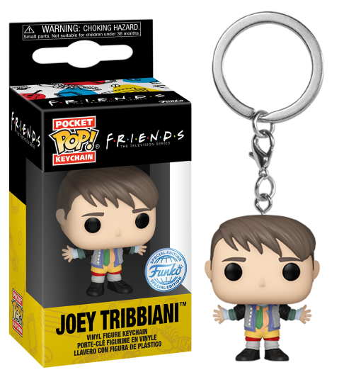 FRIENDS Pocket Pop Keychains Joey dans les habits de Chandler