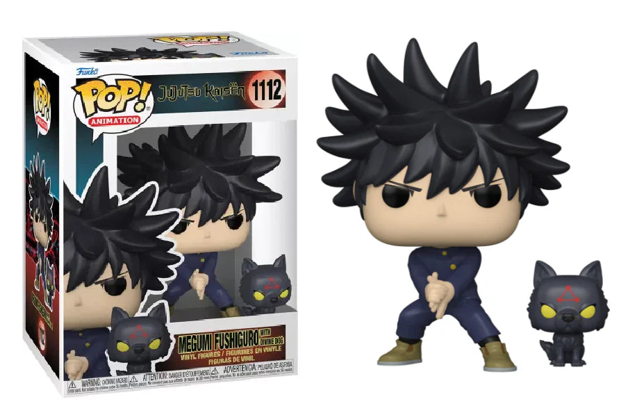 Pop! Megumi Fushiguro avec Chien Divin