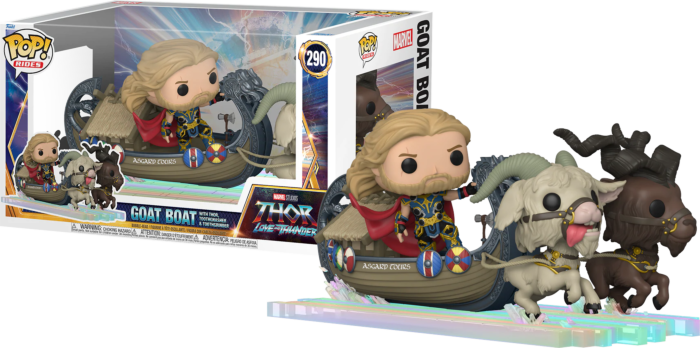 Pop! cavalca Thor e la barca della capra 