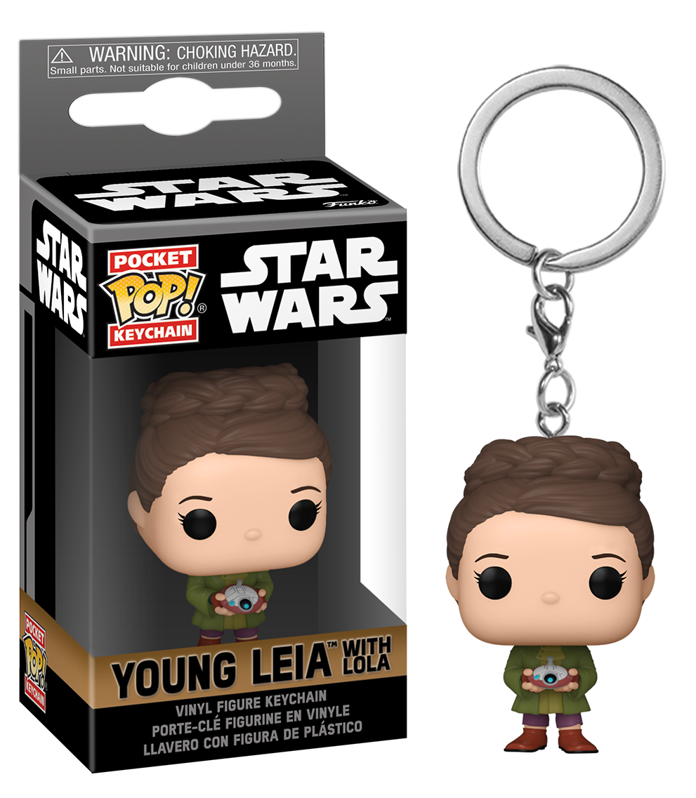 Pop! Keychain Leia Jeune avec Lola