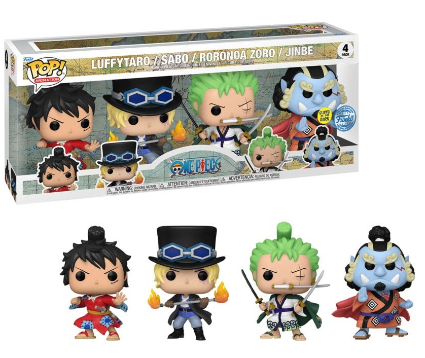 Pop! One Piece 4-Pack