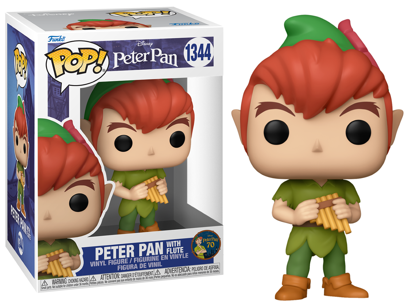 pop peter pan with flute 1344