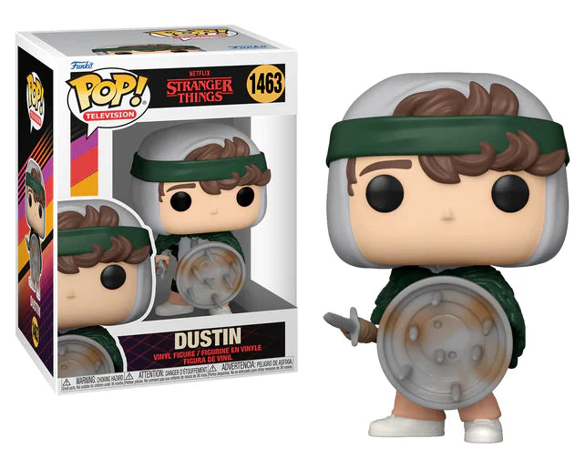 Pop! Dustin avec Bouclier et Lance