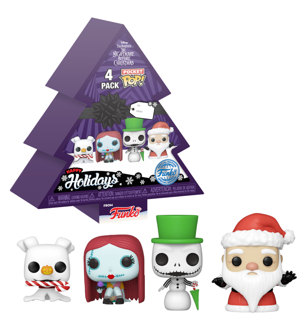 NBX - Pocket Pop! 4 Pack- Tree Holiday