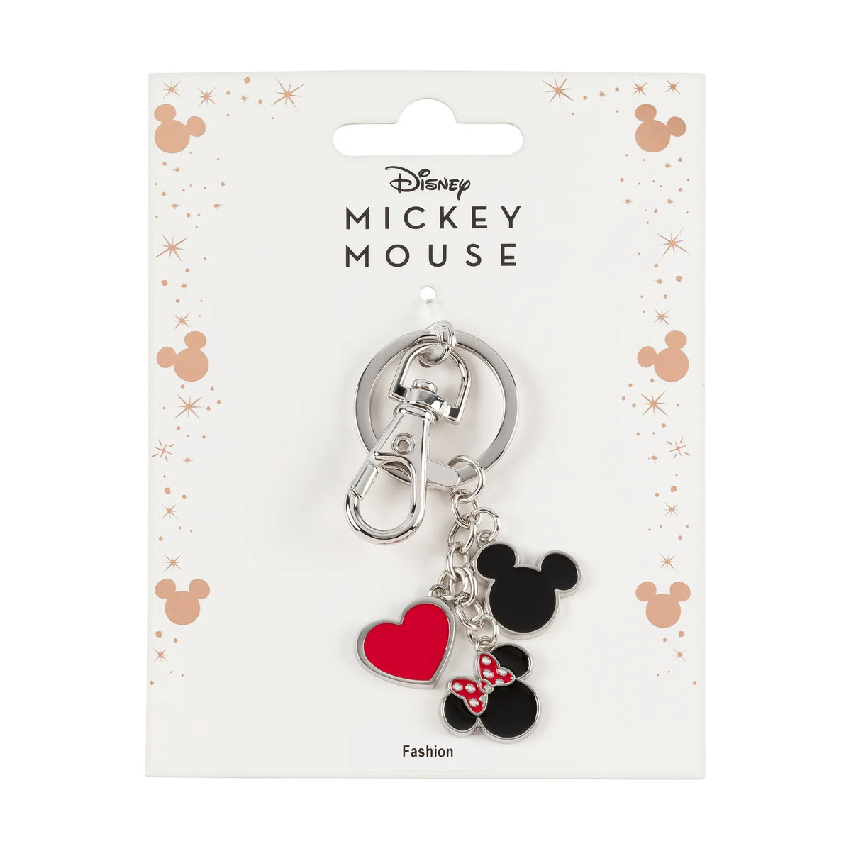 Mickey &amp; Minnie Metal Keychain
