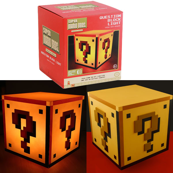 Lampada Super Mario - Blocco interrogativo 