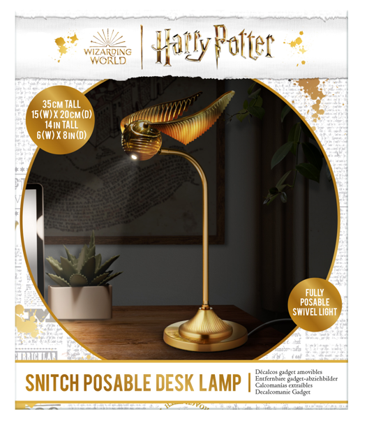 Lampada da scrivania Harry Potter - Boccino d'Oro - PRE-ORDINE*