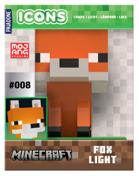 Lampada icona Minecraft - Volpe - PRE-ORDINA*