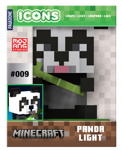 Lampada icona Minecraft - Panda - PRE-ORDINA*