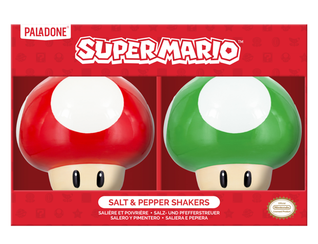 Salière et Poivrière Super Mario - Champignons