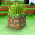 Pot à Plantes et à Stylos Minecraft - Bloc d'Herbe – 13 cm