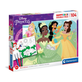 Happy Color Puzzle Princesses Disney
