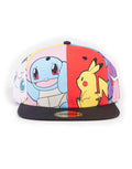 Pokémon Multi Pop Art Snapback-Kappe | Difuzed
