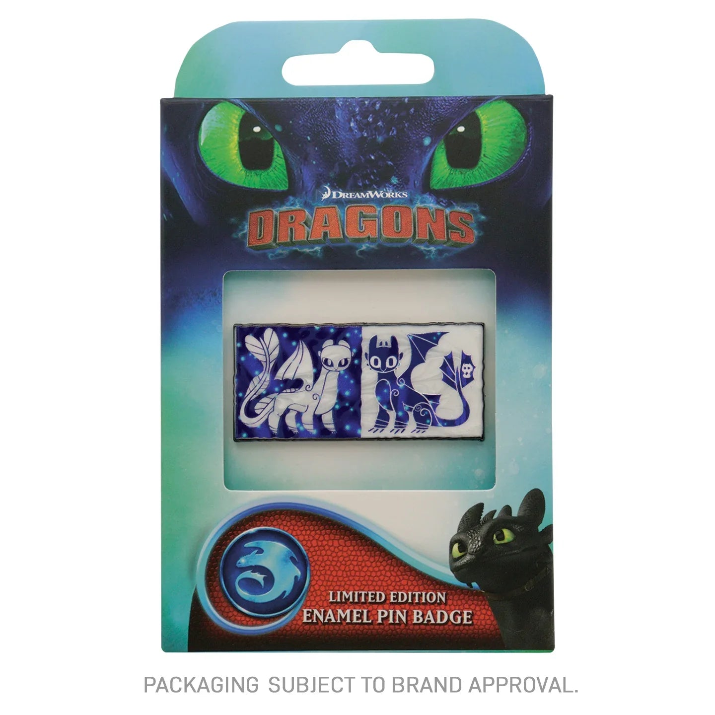 Dragons Pin - Toothless/Light Fury