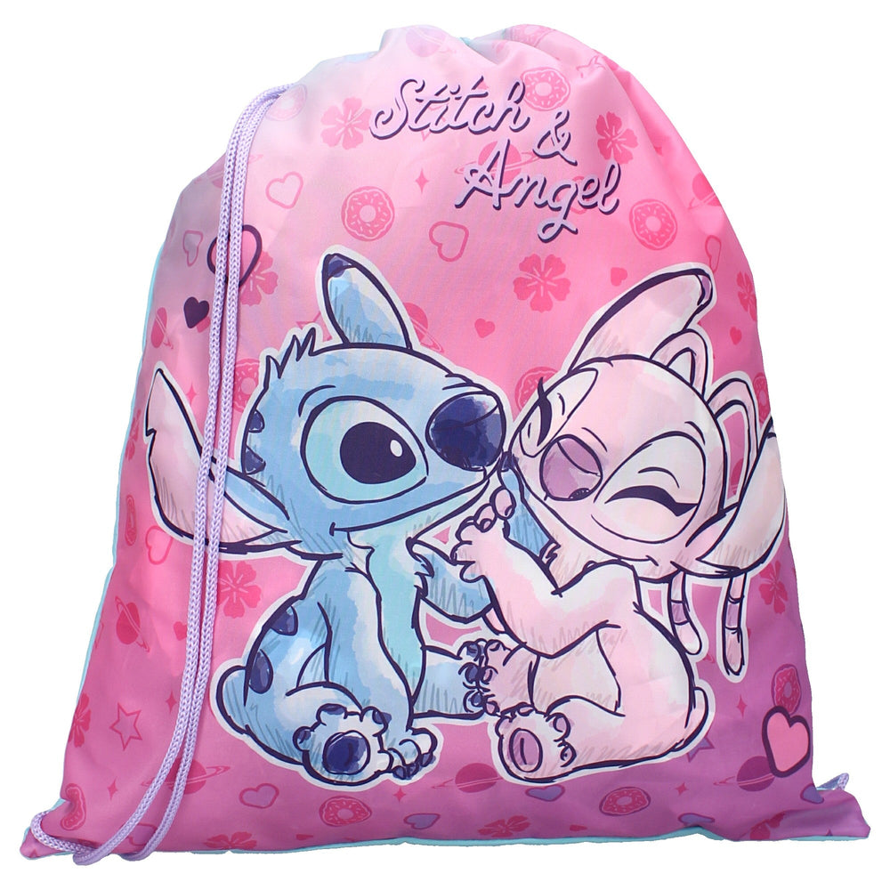 Borsa da palestra Stitch & Angel - Hello Cutie
