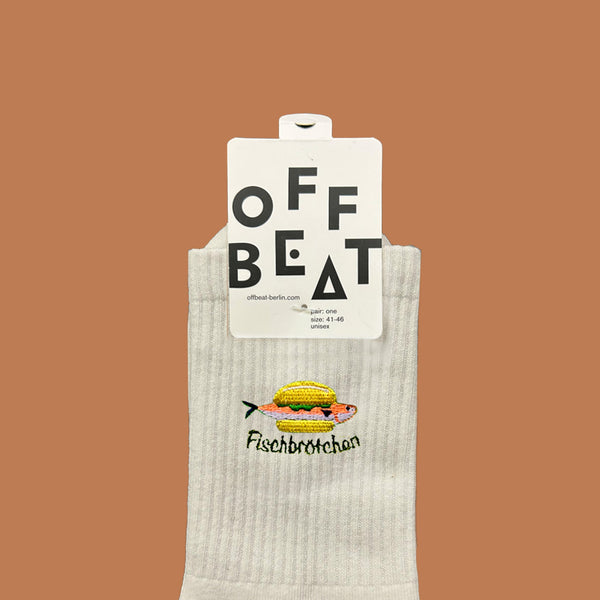 Chaussettes Brodées Fischbrötchen