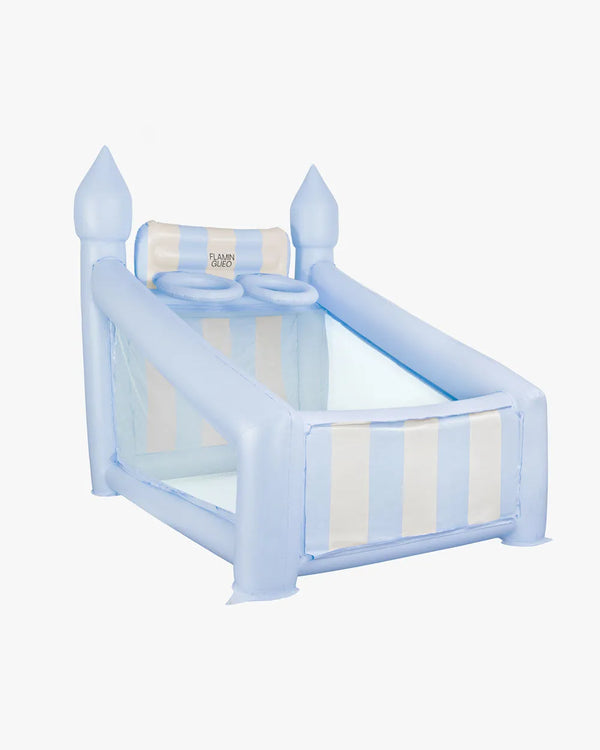 Large inflatable children's basketball hoop - CREAM