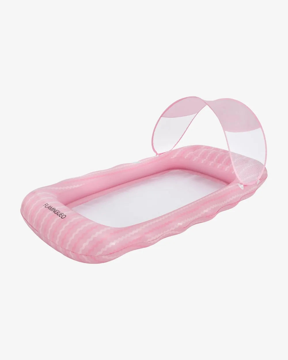 Inflatable lounger with sunshade – BELMONDO