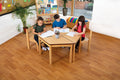 Tuf Class™ Trapezoidal Table Beech - Size Mark 4