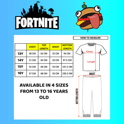 Fortnite Pajamas with Durr Burger Beef Boss Motif