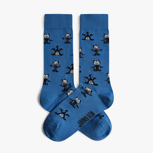 Felix the Cat Socks - Blue