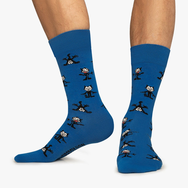 Felix the Cat Socks - Blue