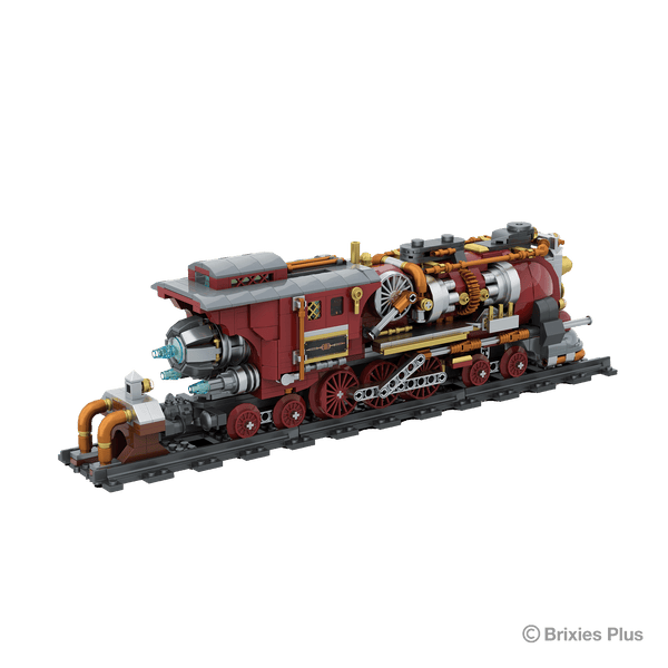 BRIXIES Plus Steampunk Flying Train