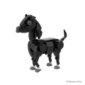 BRIXIES Plus Farmbuddies Pferd schwarz / Horse Black