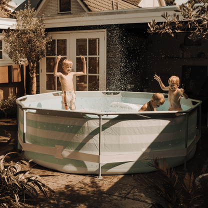 Frame Pool Round - Green/White - Essence - Ø 305 x 76 cm