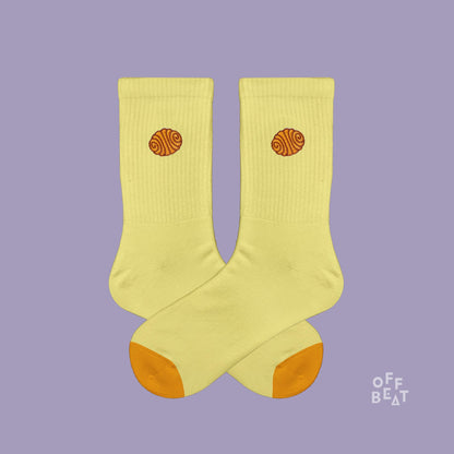 Chaussettes Brodées Franzbrötchen