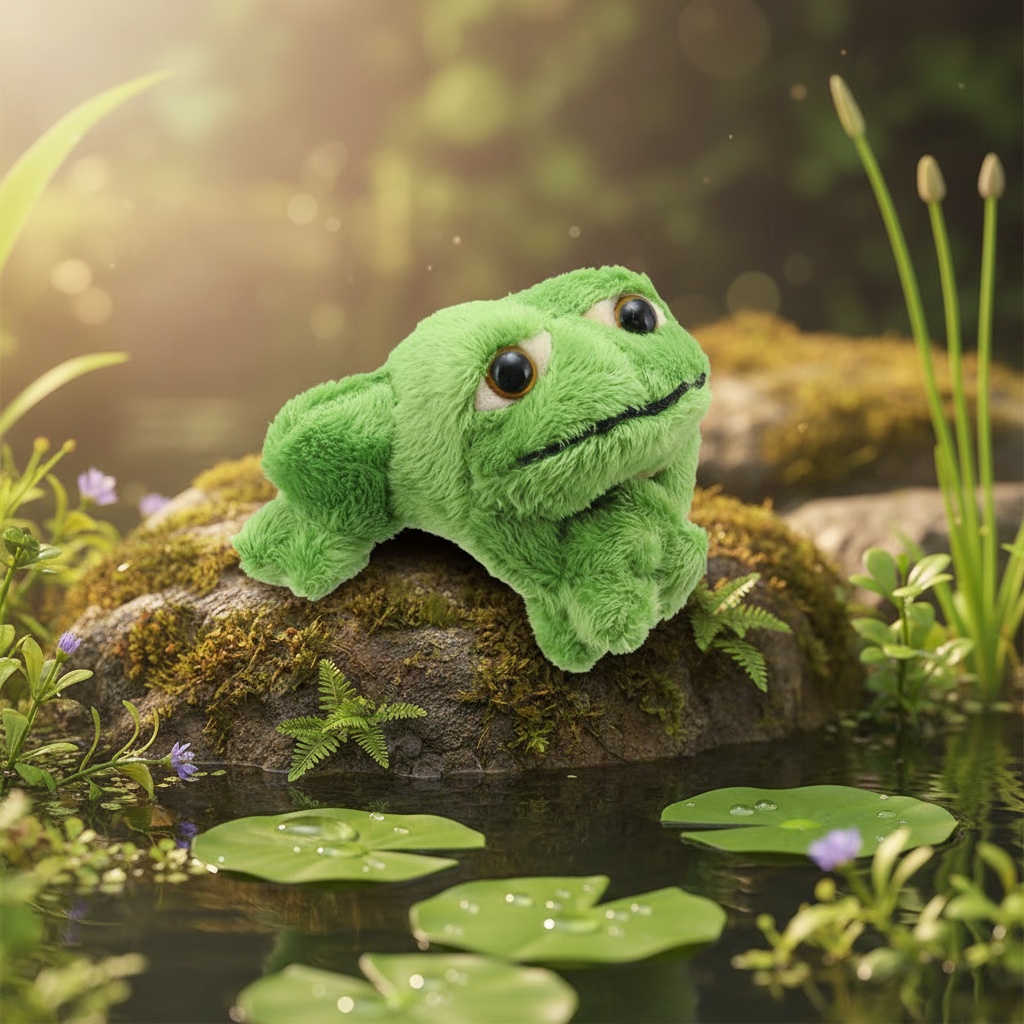 Marionnette à doigts Grenouille