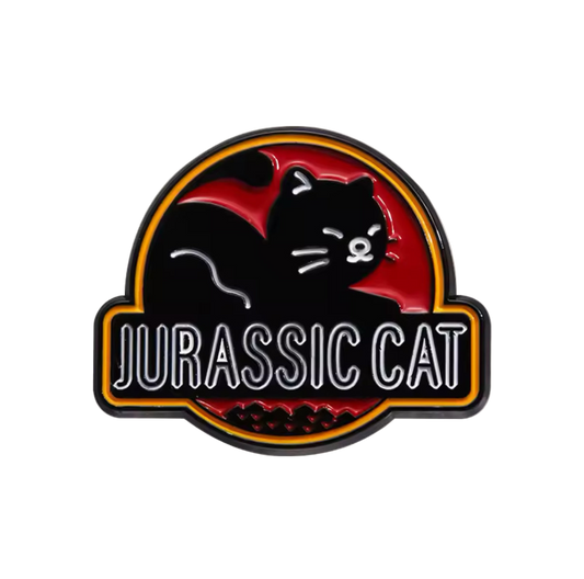 "Jurassic Cat" Cat Pin