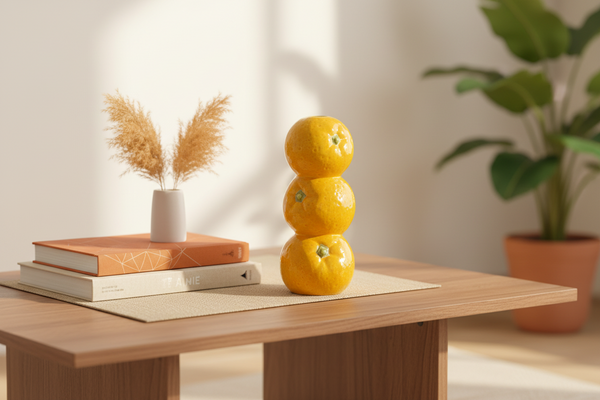 Vase of Oranges