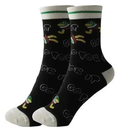 Mallard Duck “Go For It” Socks