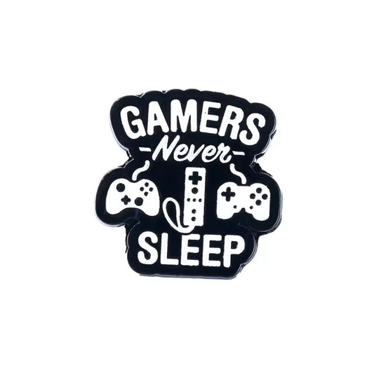 Pins Gamer Never Sleep