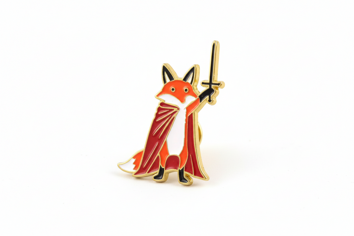 Fox Knight Pin