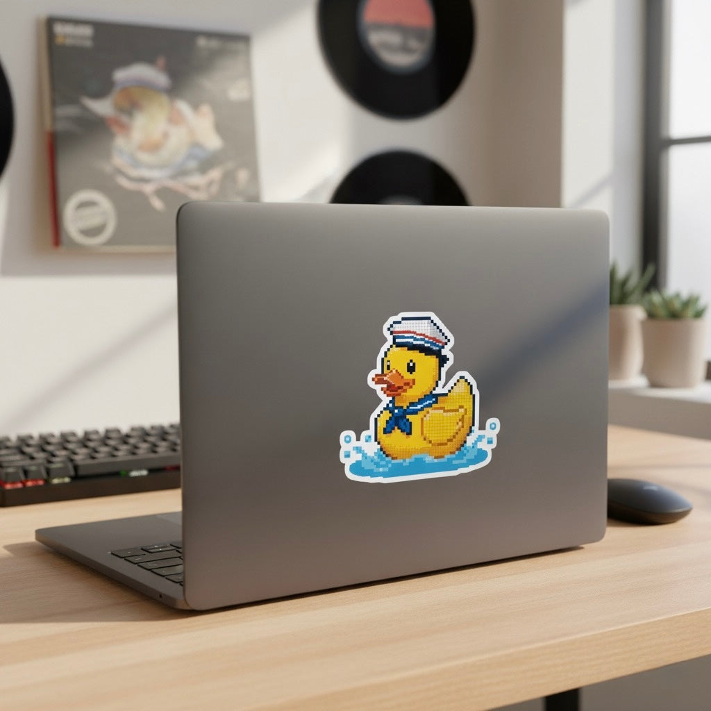 Sea Duck Pixel Sticker