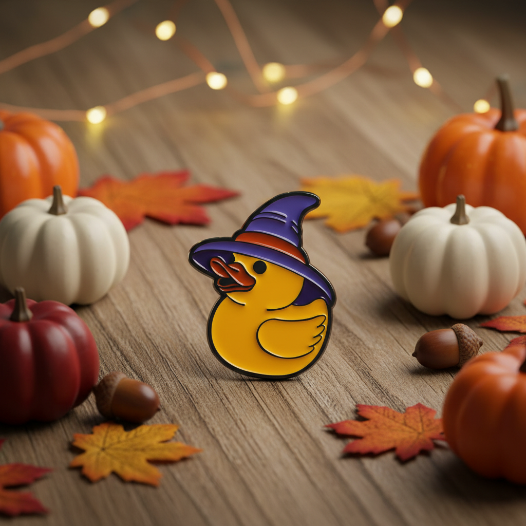 Pin’s Canard Jaune Sorcier