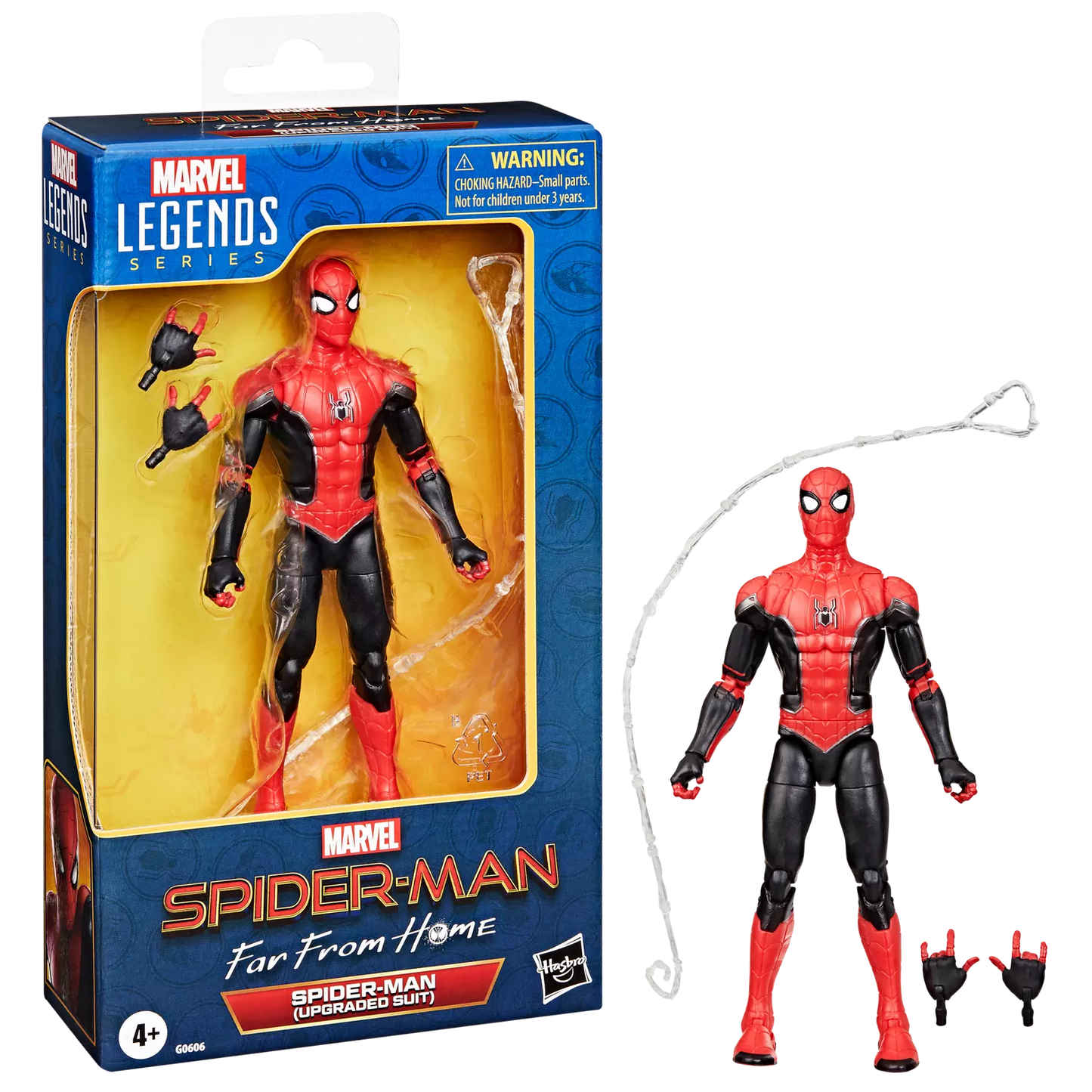 marvel legends series spider man upgraded suit hasbro