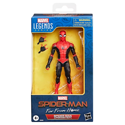 marvel legends series spider man upgraded suit hasbro