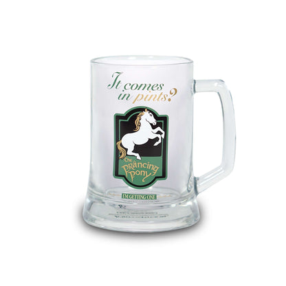 Chope en verre Le Seigneur des Anneaux 500 ml