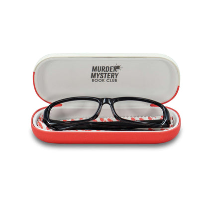 Murder Mystery Club Glasses Case