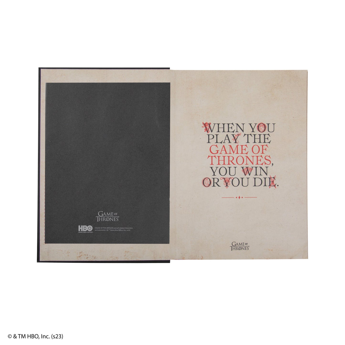 Westeros Notebook with Map Included