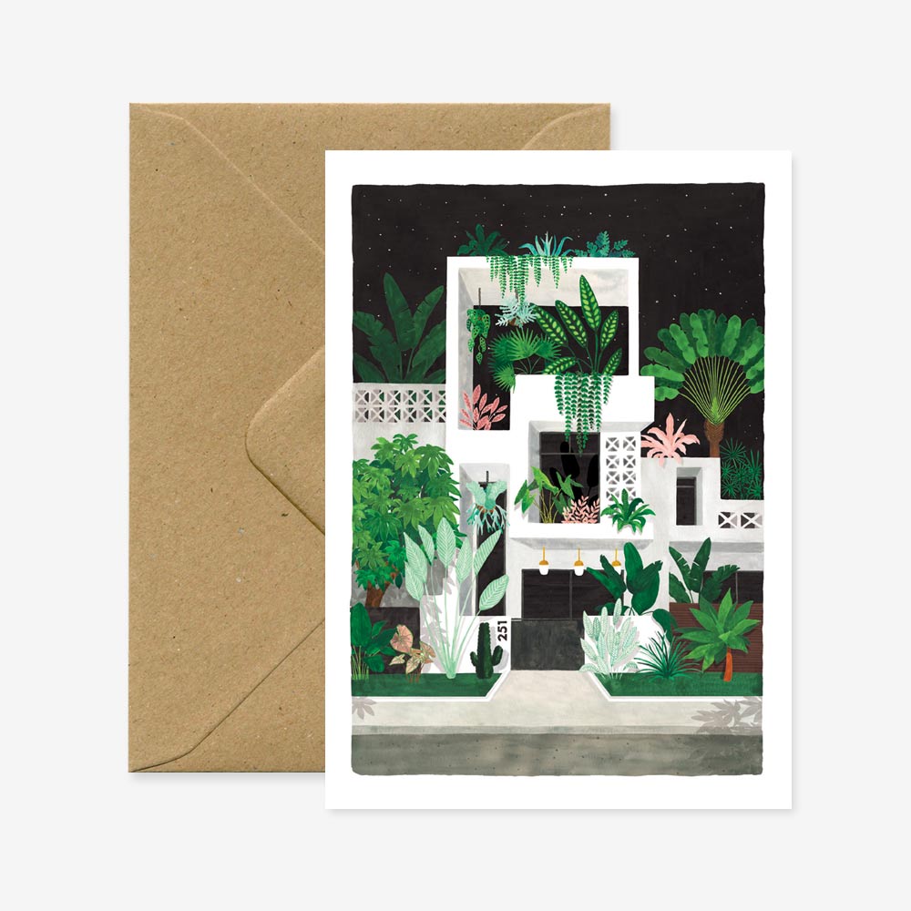 Miami by Night - Greeting Card