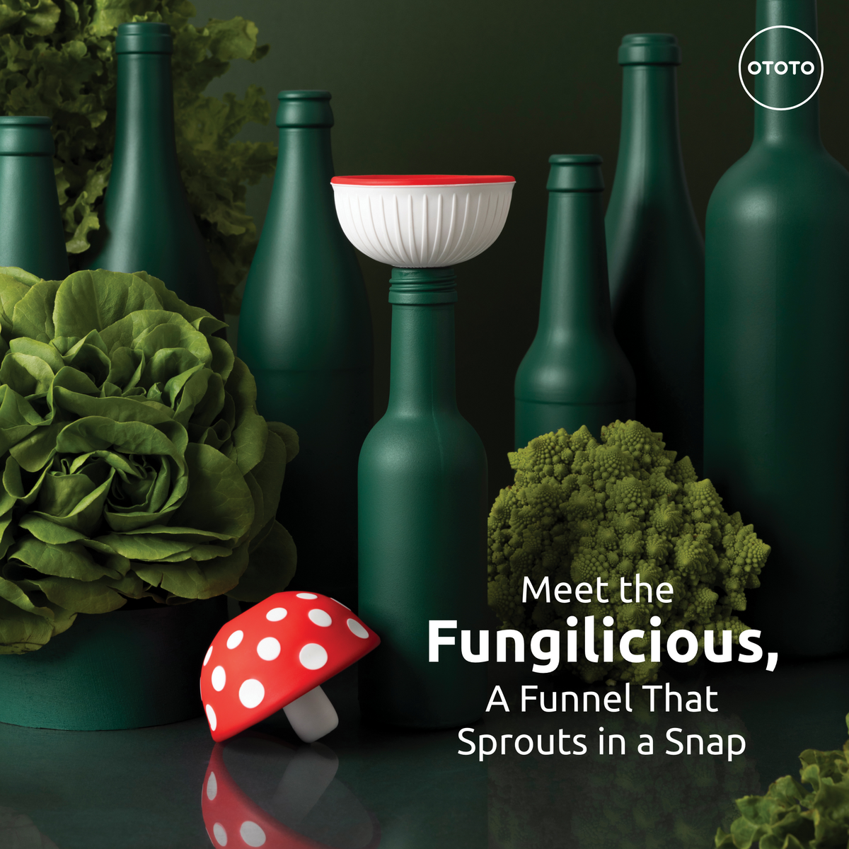 Fungilicious – Entonnoir pliable champignon