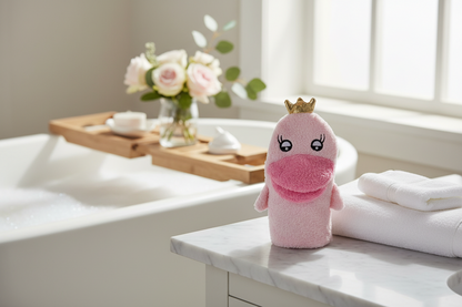 Gant de Toilette Canard Princesse