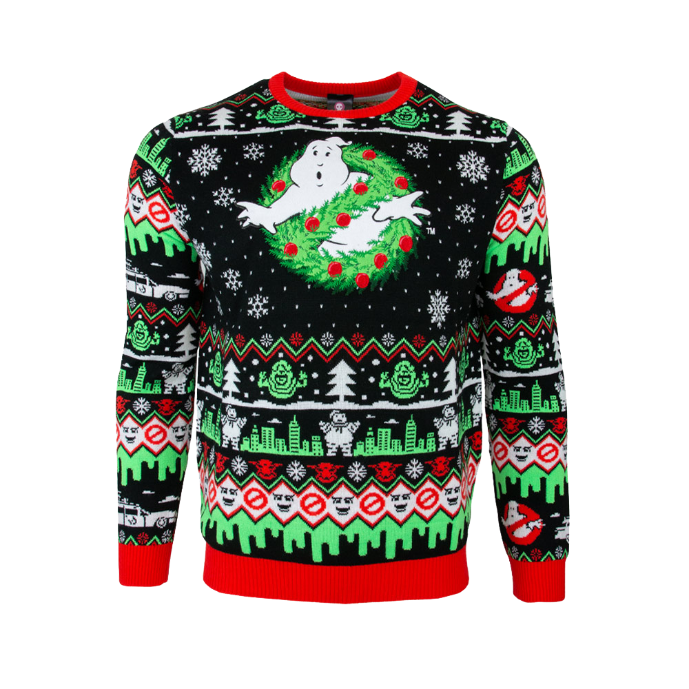Ghostbusters Christmas sweater